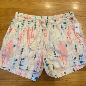 Womens Tye Dye Shorts